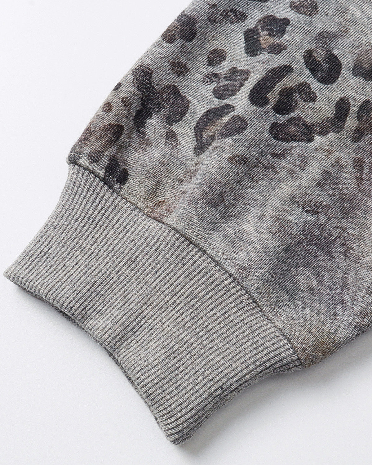 Omygoods Leopard Print Boxy Zip Up Hoodie