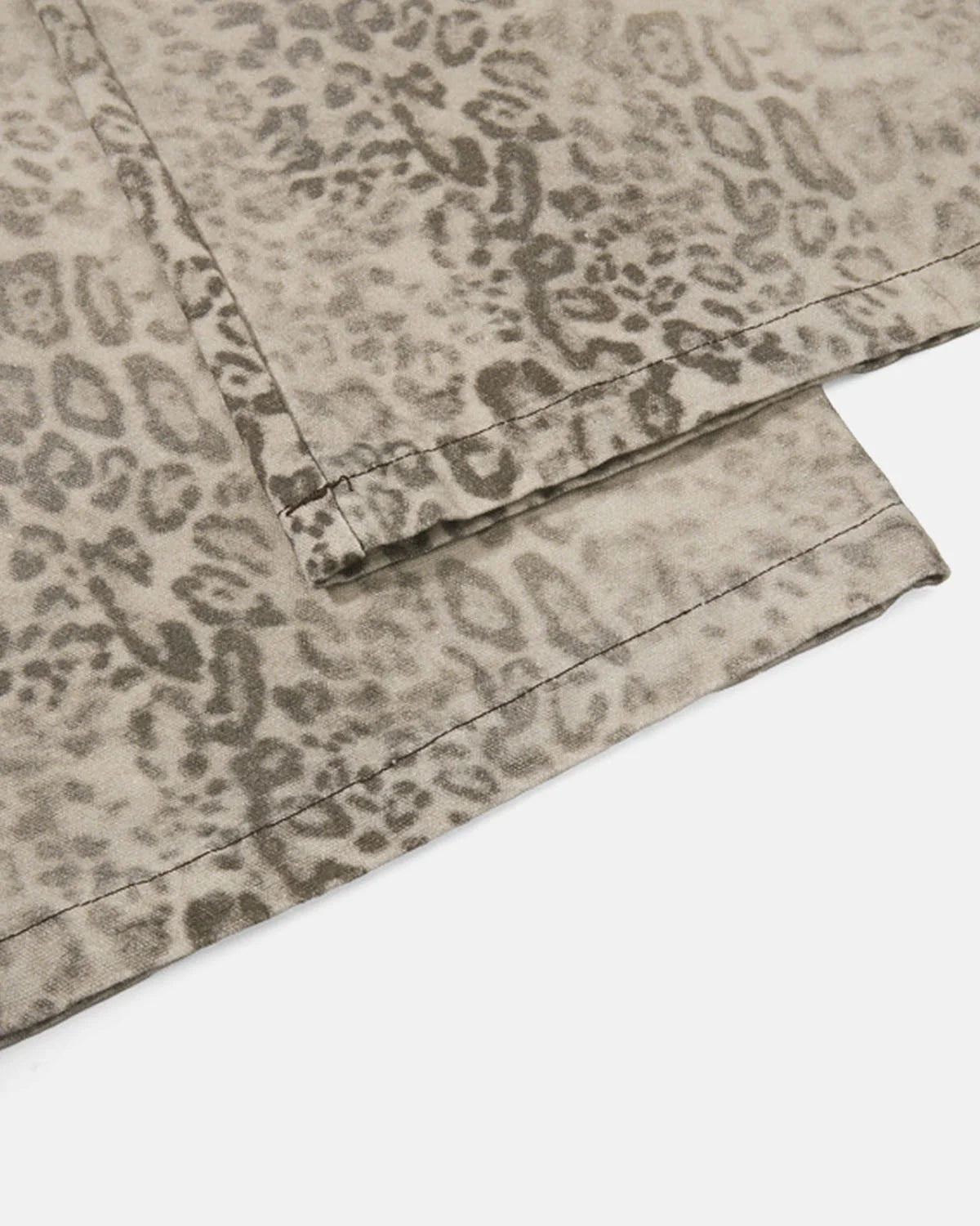 Omygoods Leopard Print Wide Leg Pants