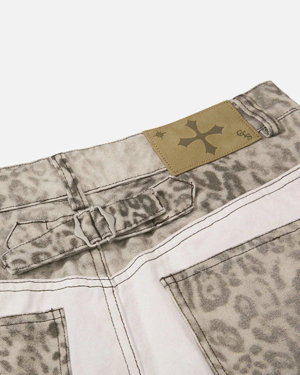 Omygoods Leopard Print Wide Leg Pants