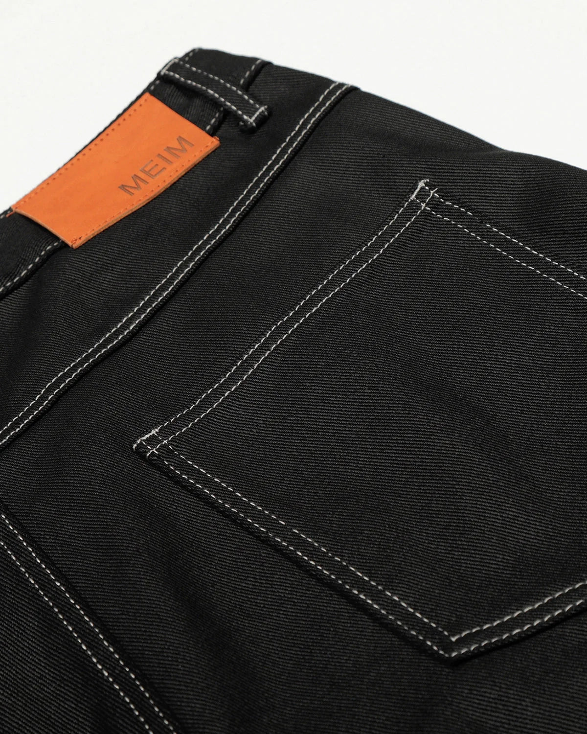 Omygoods Letter Graphic Cargo Barrel Jeans