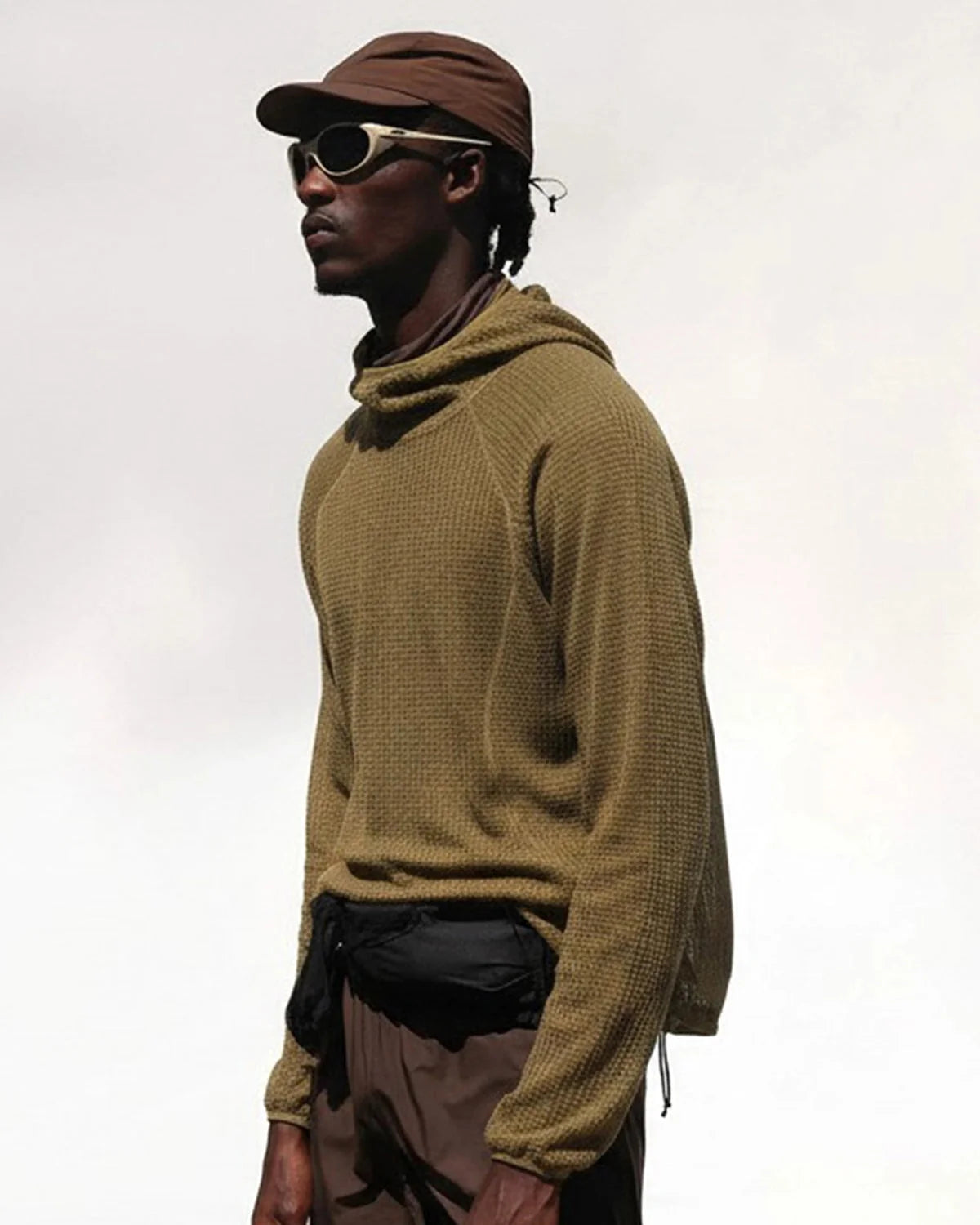 Omygoods Thermolite® Lightweight Grid Texture Hoodie