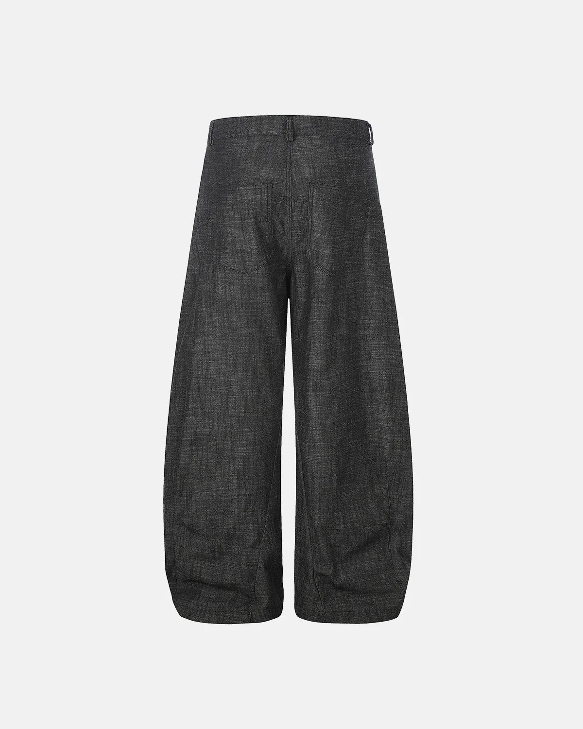 Omygoods Lightweight Raw Barrel Jeans