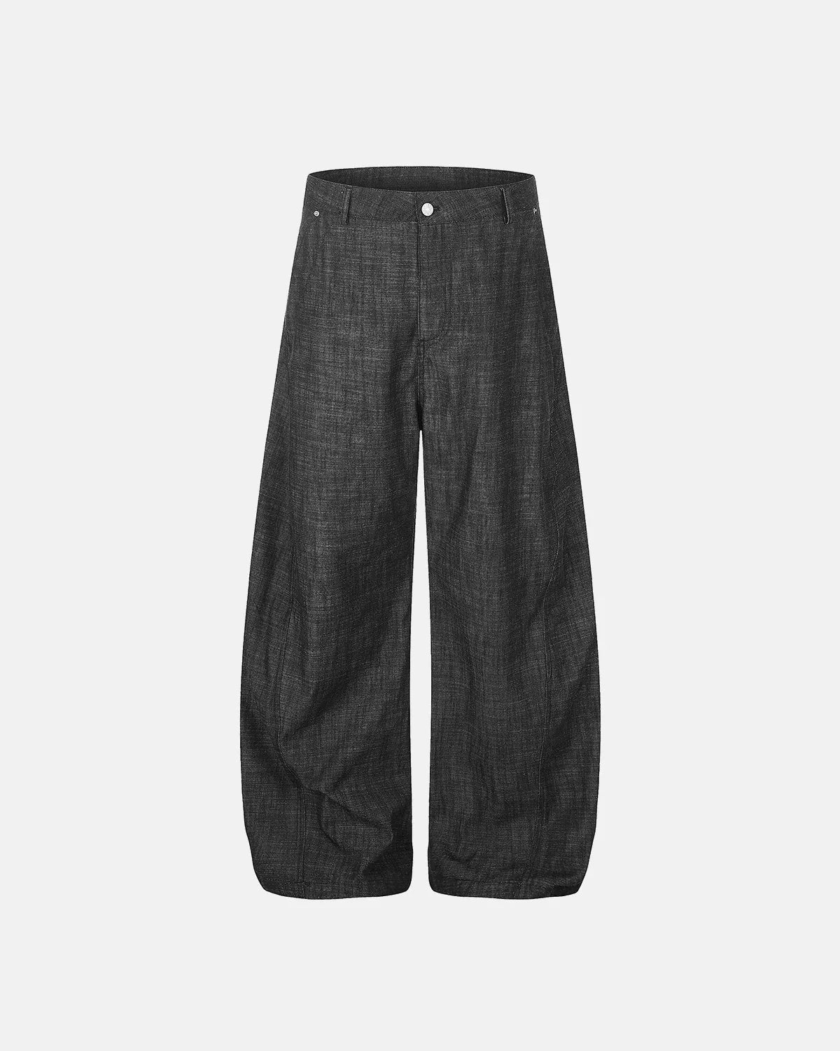 Omygoods Lightweight Raw Barrel Jeans