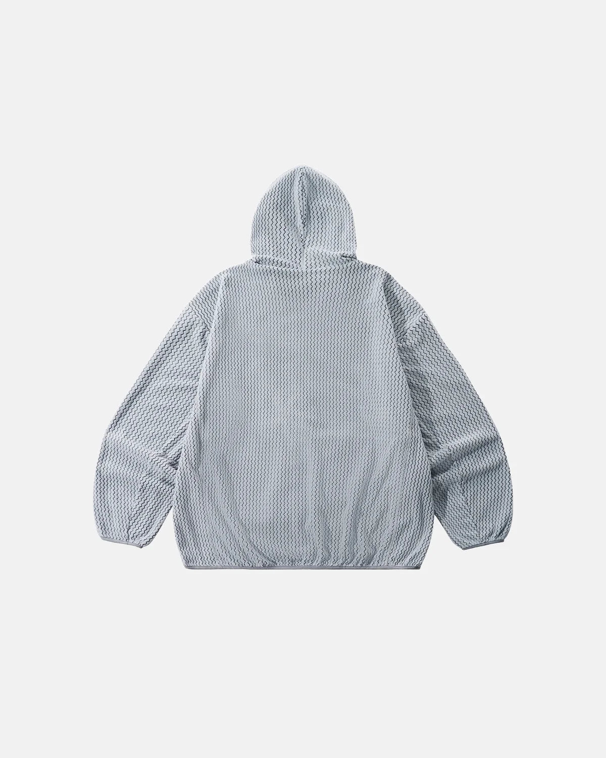 Omygoods Lightweight Wave Fleece Zip Up Jacket