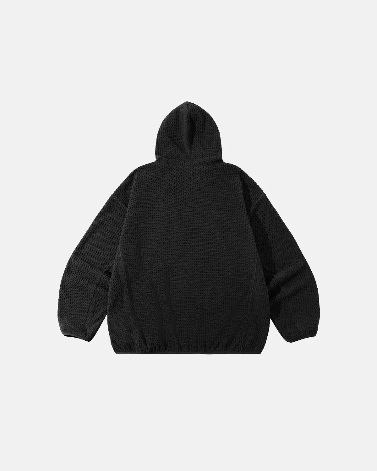 Omygoods Lightweight Wave Fleece Zip Up Jacket