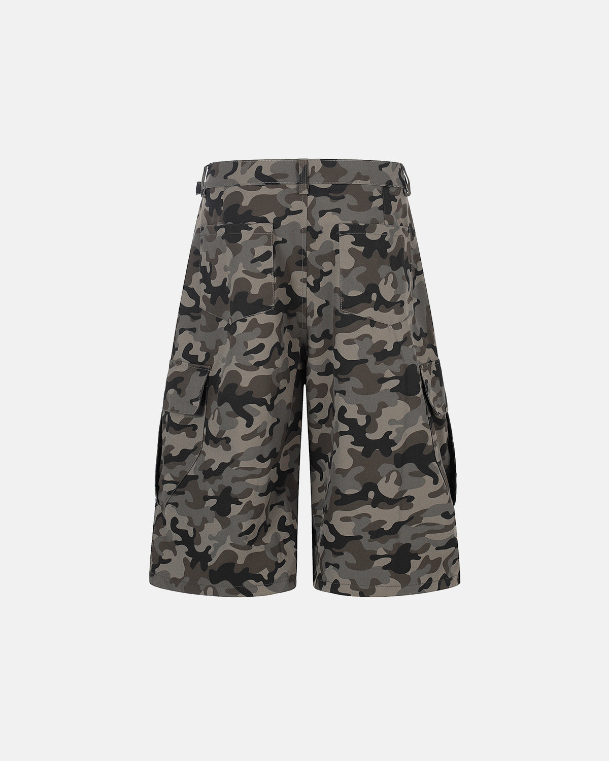 Omygoods Long Camo Streetwear Shorts