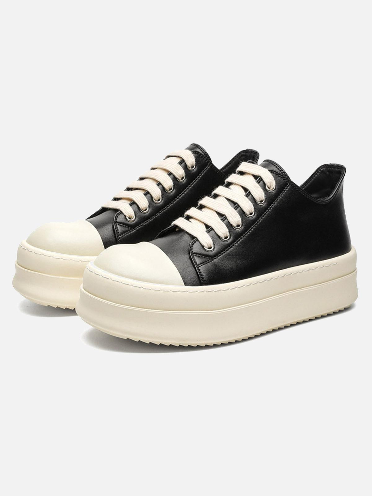 Omygoods Low-Top German Training Chunky Sneakers