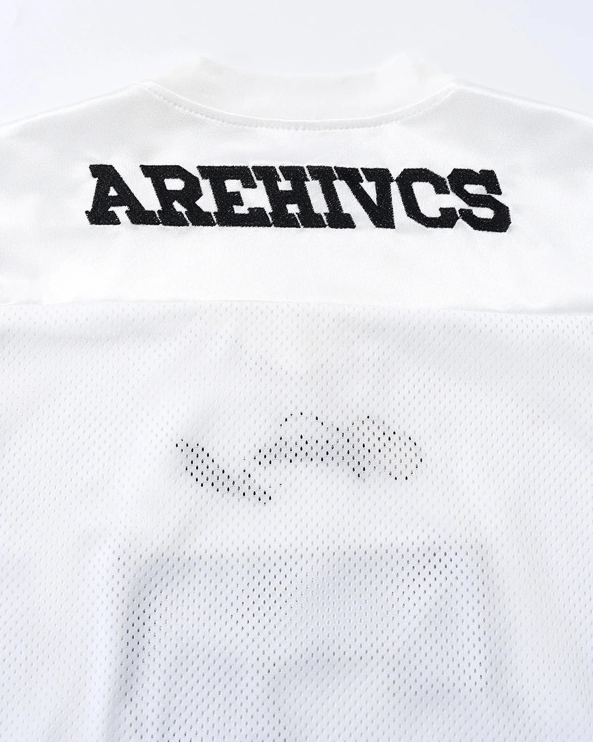 Omygoods Mesh Patchwork Number Jersey