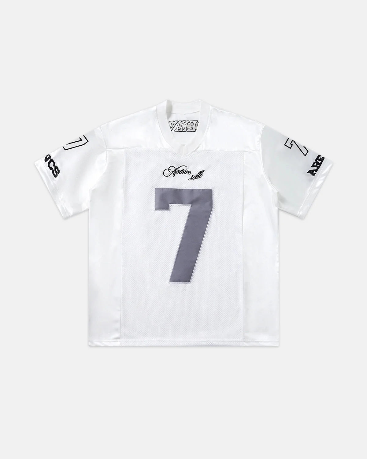 Omygoods Mesh Patchwork Number Jersey