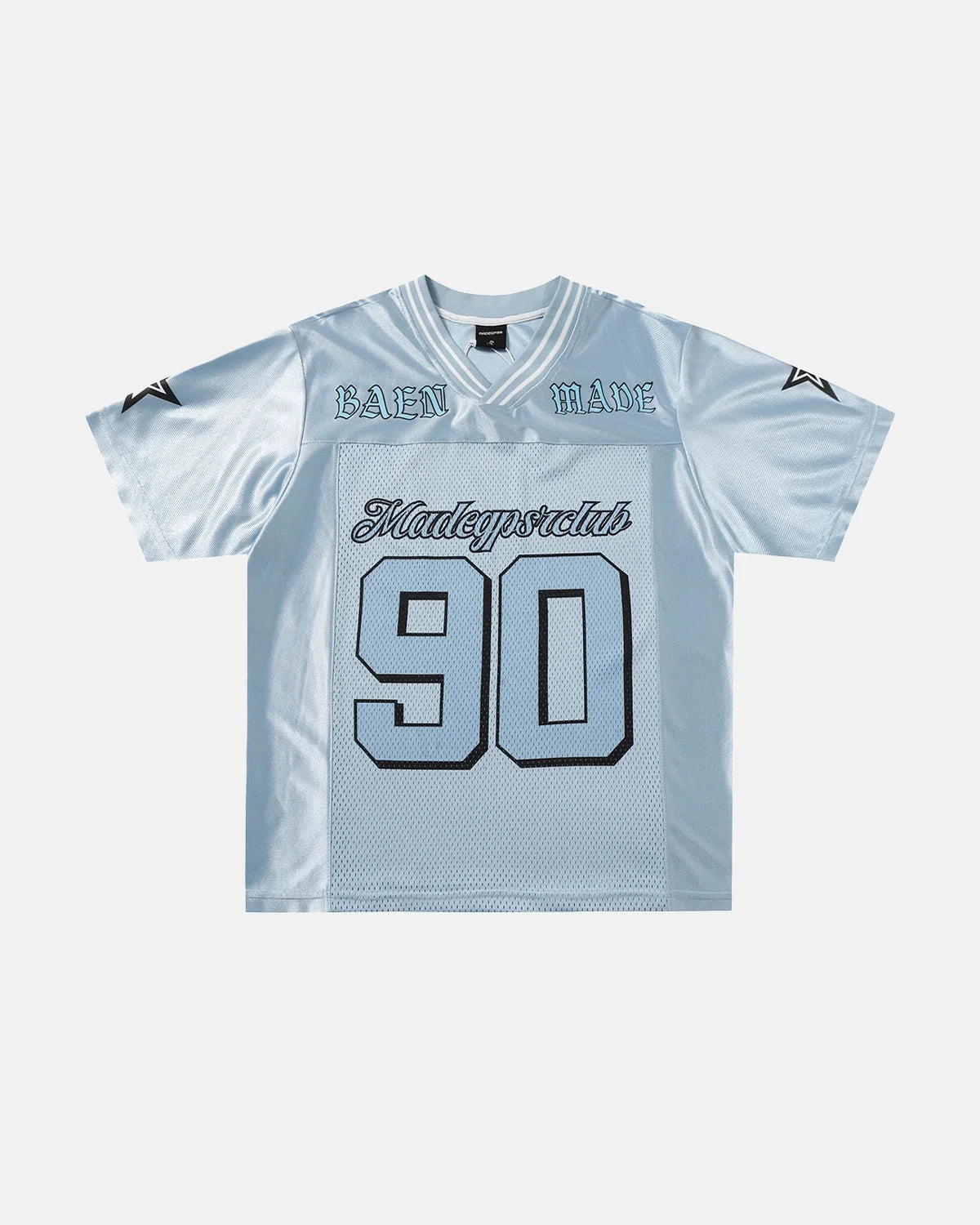 Omygoods Mesh Patchwork Oversized Jersey