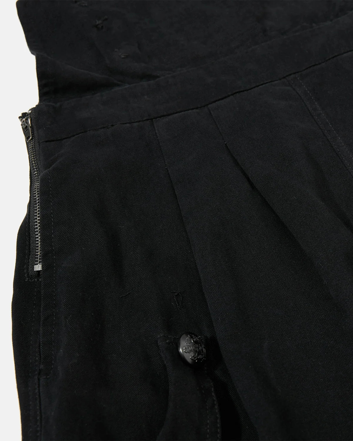 Omygoods Metal Button Longline Cargo Shorts