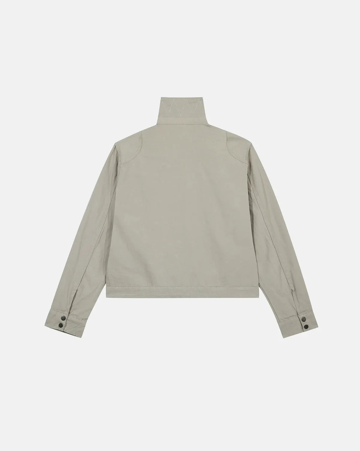 Omygoods Metal Clasp Boxy Workwear Jacket