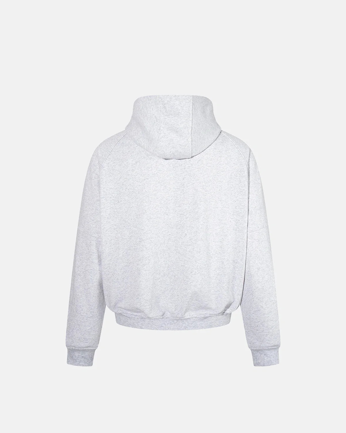 Omygoods Metal Clasp Boxy Zip Up Hoodie