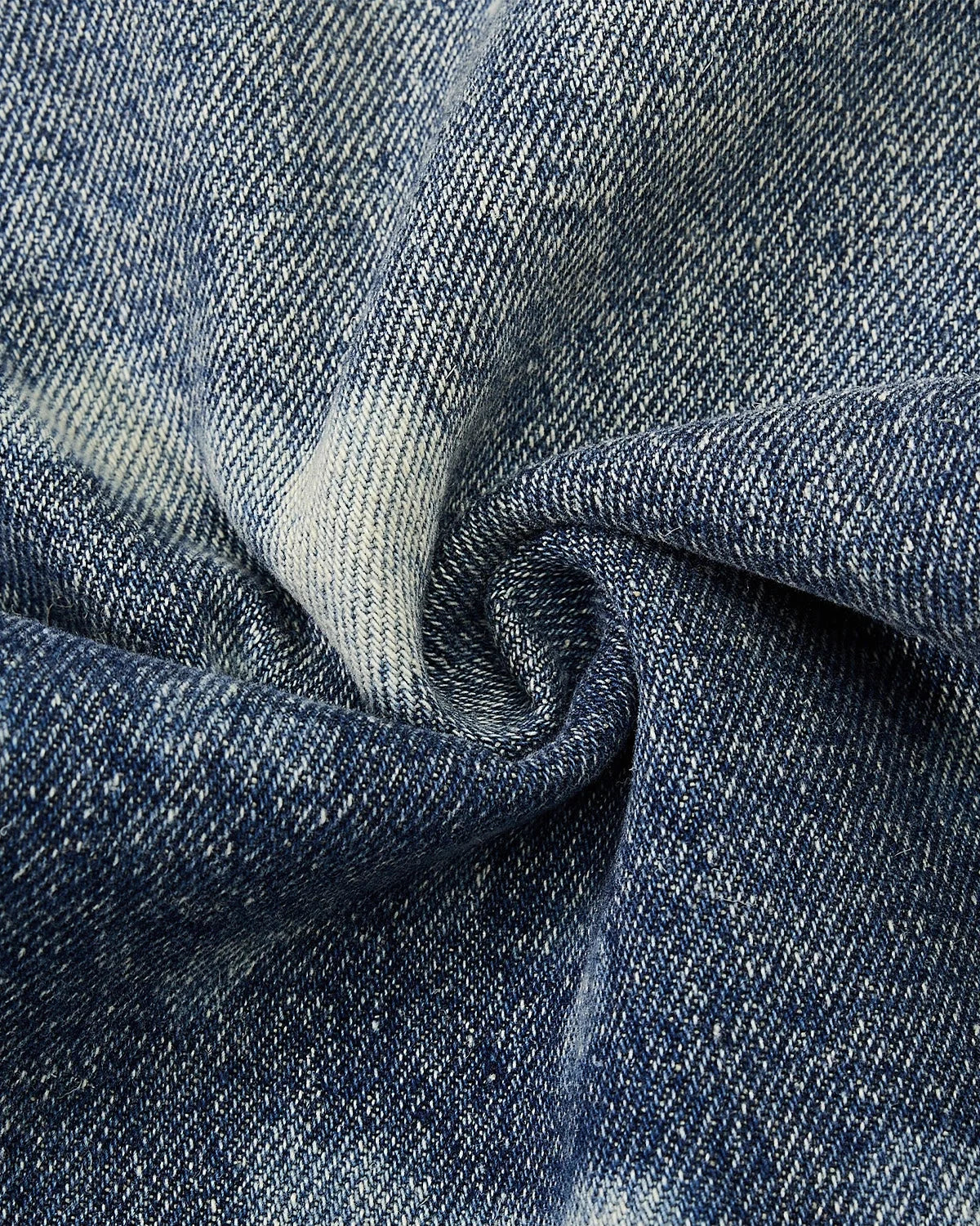 Omygoods Metal Eyelet Washed Barrel Jeans