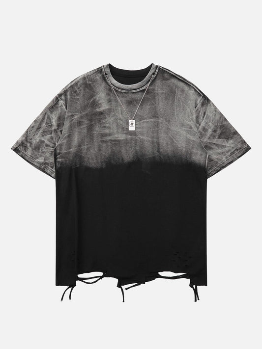 Omygoods Metal Tag Street Rap T-Shirt