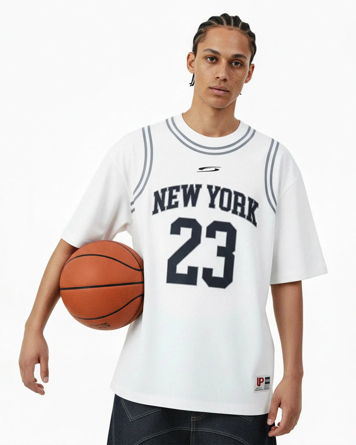 Omygoods Mock Neck 23 New York Jersey