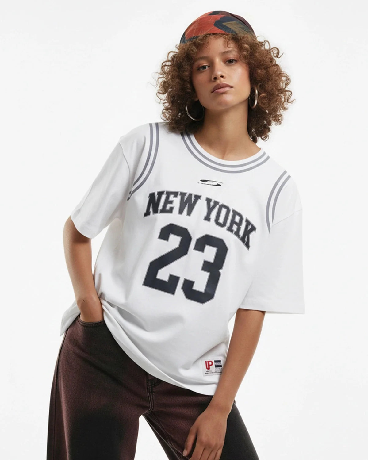 Omygoods Mock Neck 23 New York Jersey