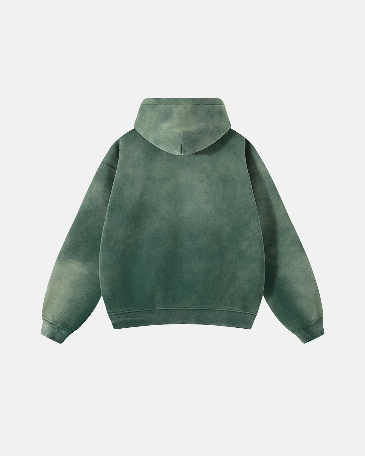 Omygoods Monkey Wash Zip Up Hooded Jacket
