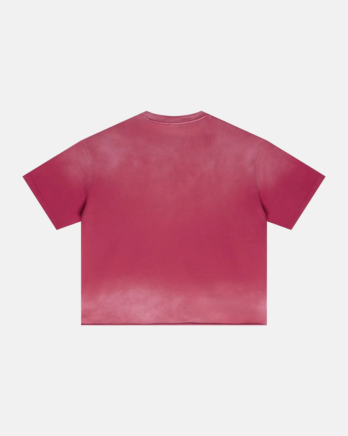 Omygoods Monkey Washed Boxy Cropped T-Shirt