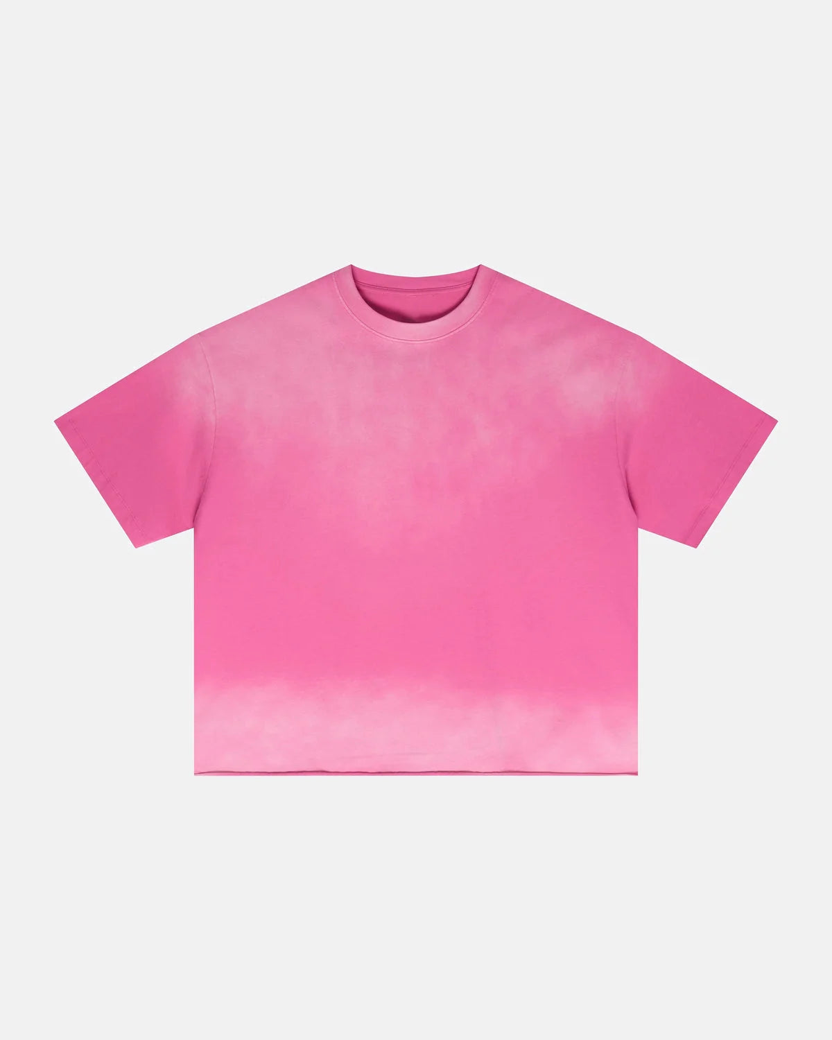 Omygoods Monkey Washed Boxy Cropped T-Shirt