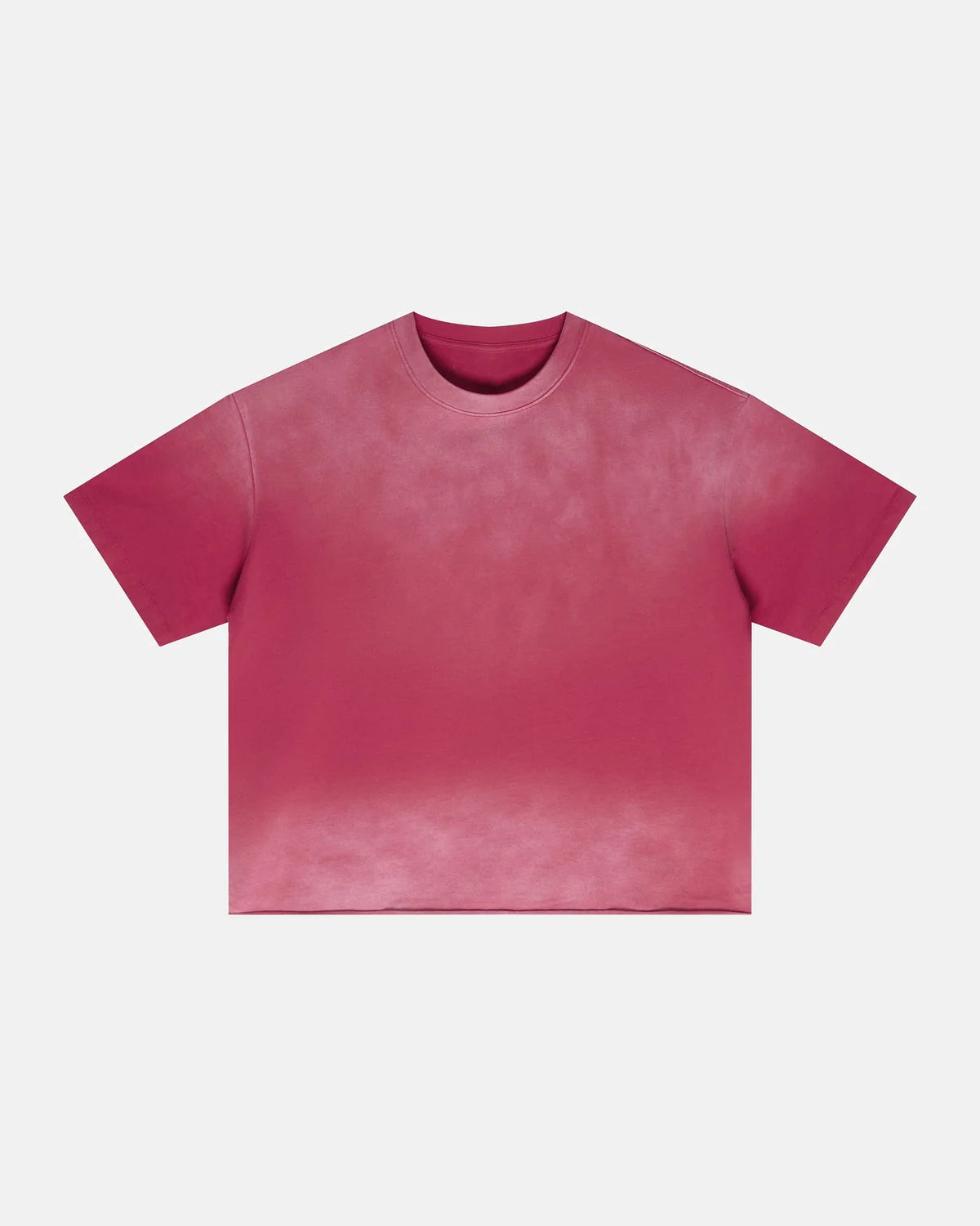 Omygoods Monkey Washed Boxy Cropped T-Shirt