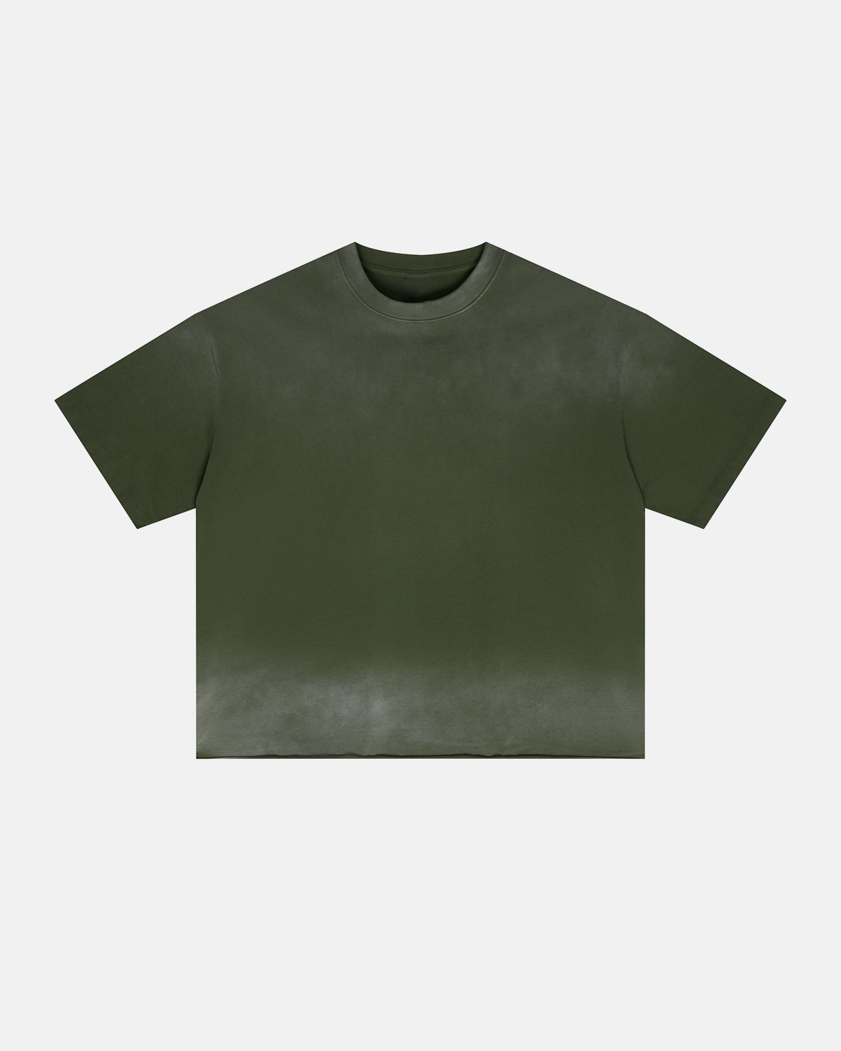 Omygoods Monkey Washed Boxy Cropped T-Shirt