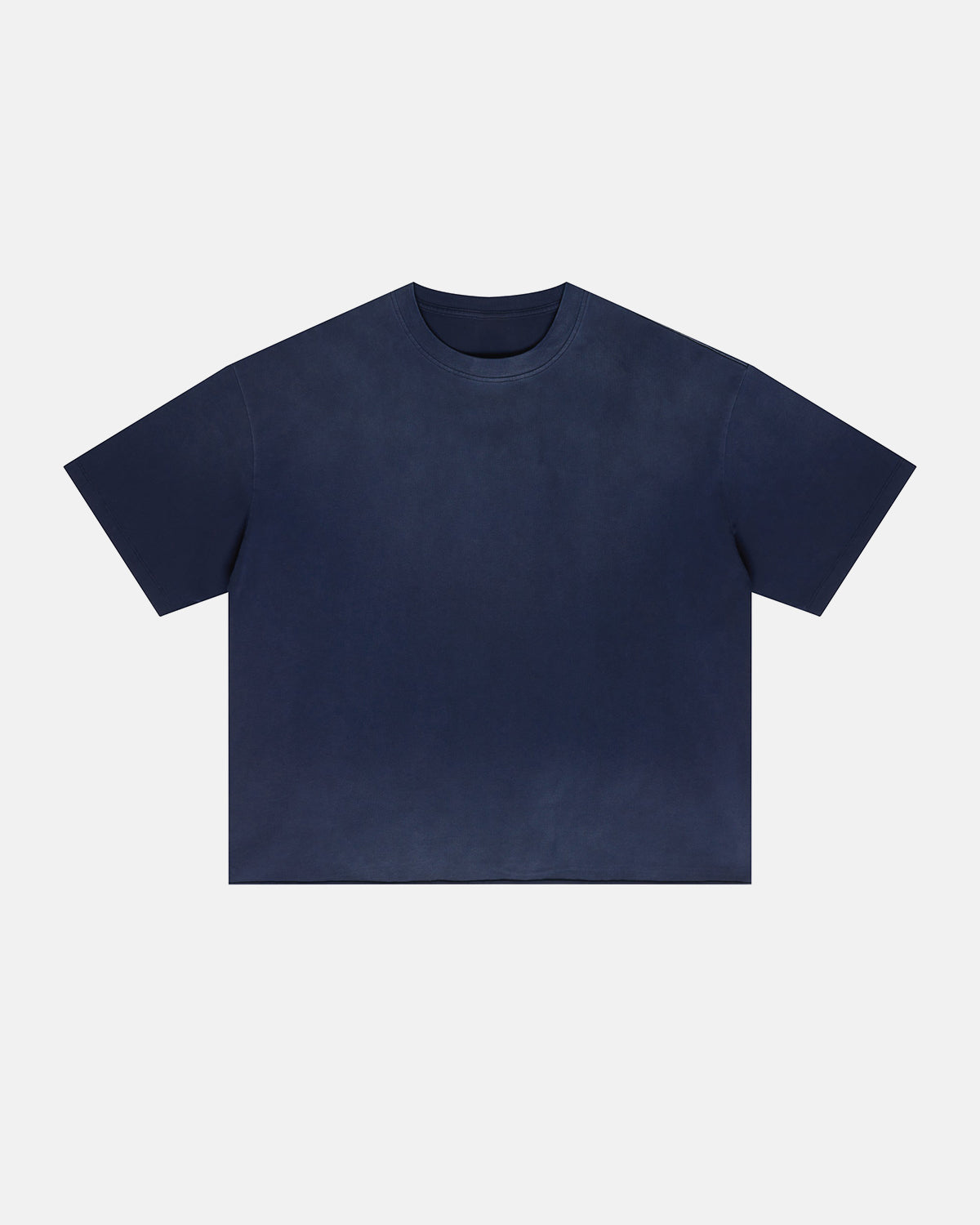 Omygoods Monkey Washed Boxy Cropped T-Shirt