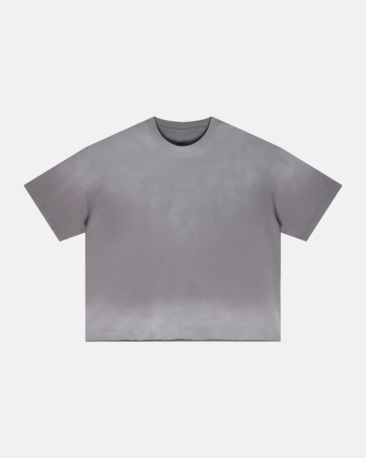 Omygoods Monkey Washed Boxy Cropped T-Shirt