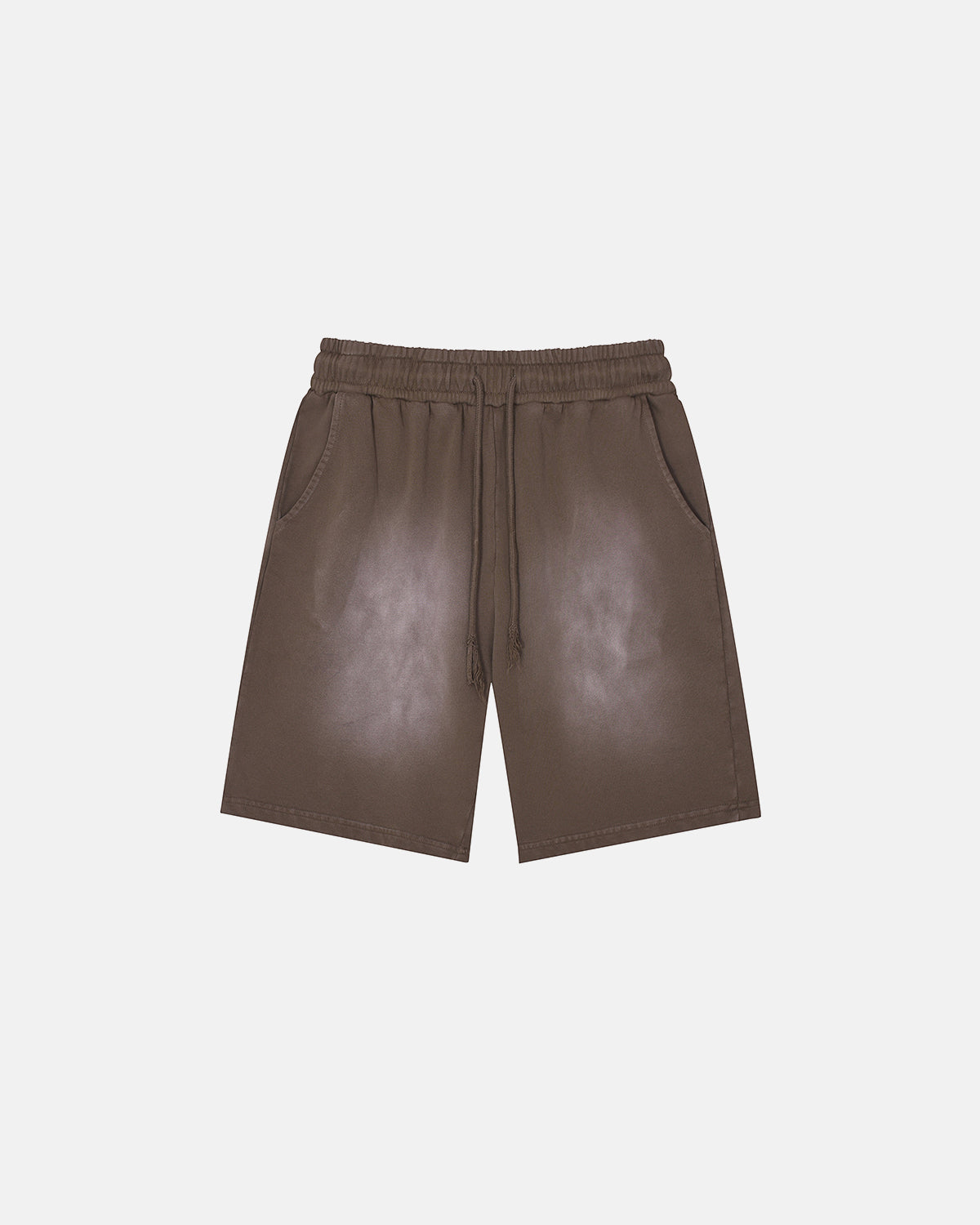 Omygoods Monkey Washed Terry Sweat Shorts