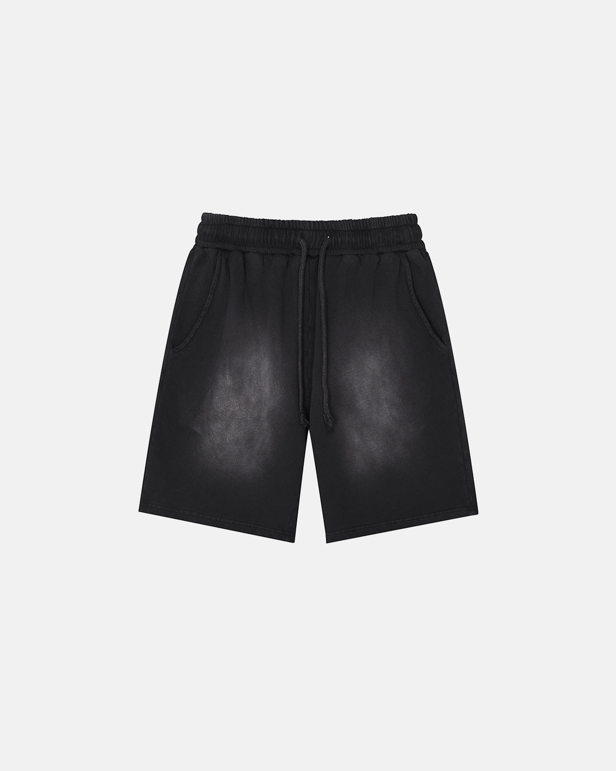 Omygoods Monkey Washed Terry Sweat Shorts