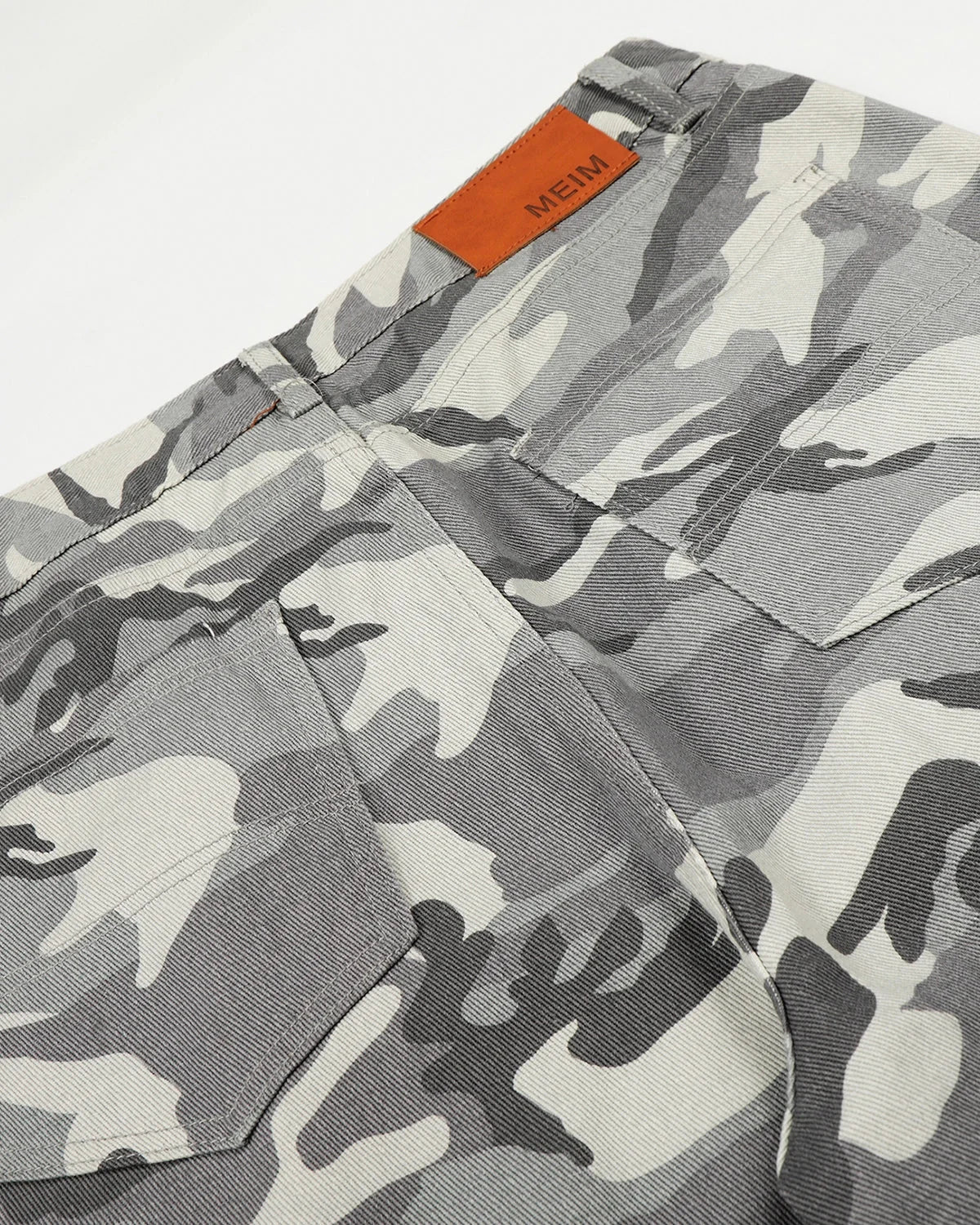 Omygoods Multi-Pockets Barrel Camouflage Cargo Pants