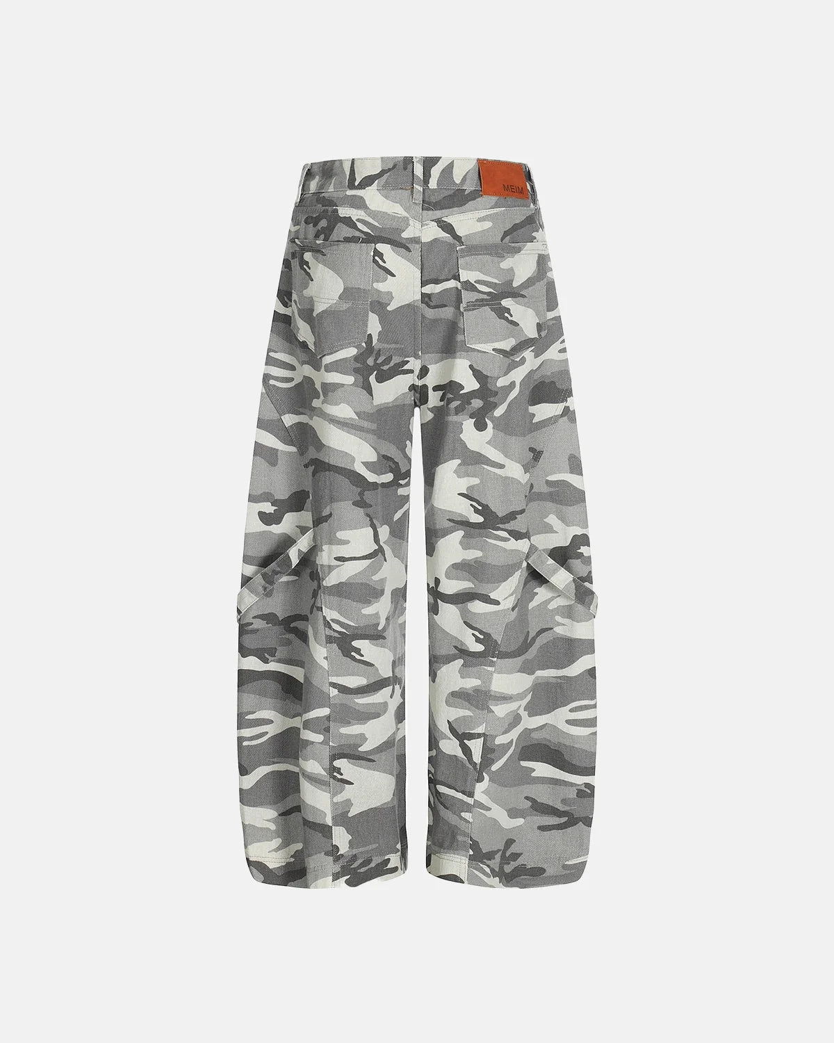 Omygoods Multi-Pockets Barrel Camouflage Cargo Pants