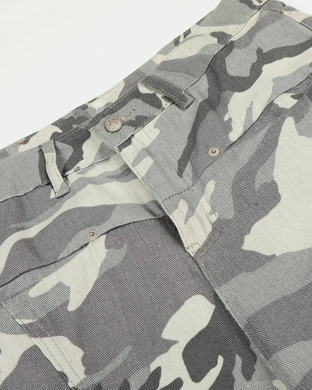 Omygoods Multi-Pockets Barrel Camouflage Cargo Pants