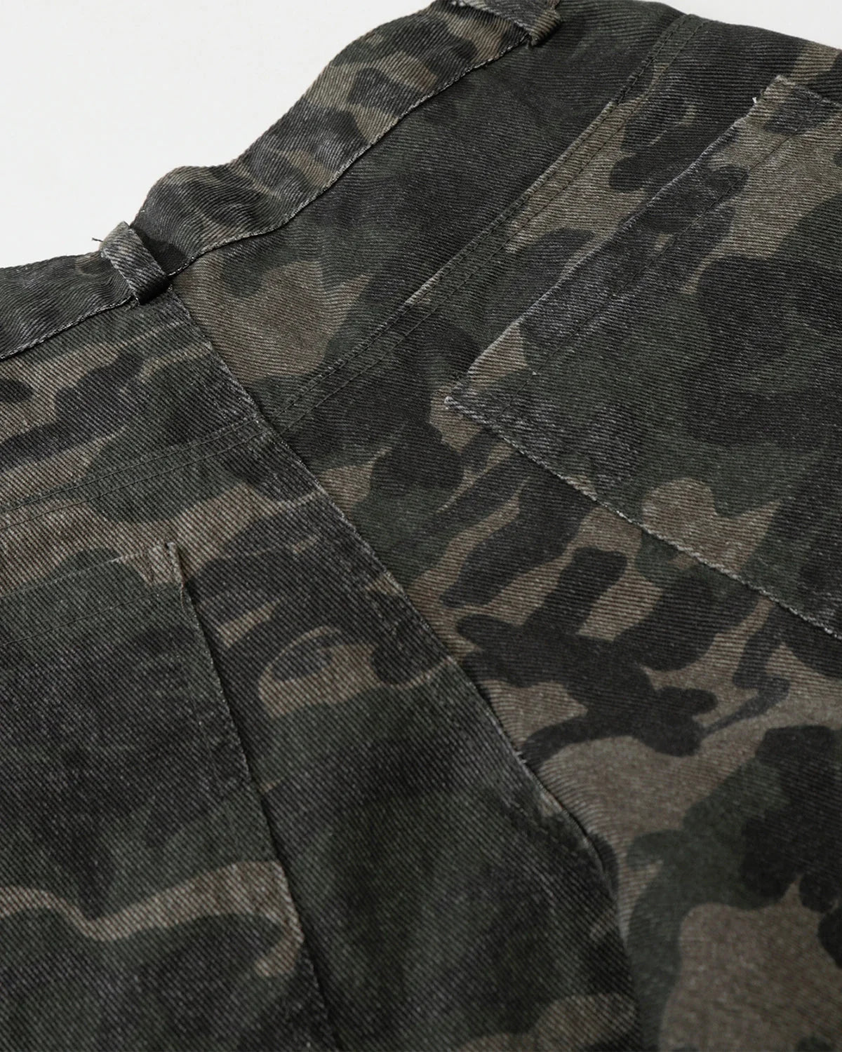 Omygoods Multi Pockets Camo Cargo Pants