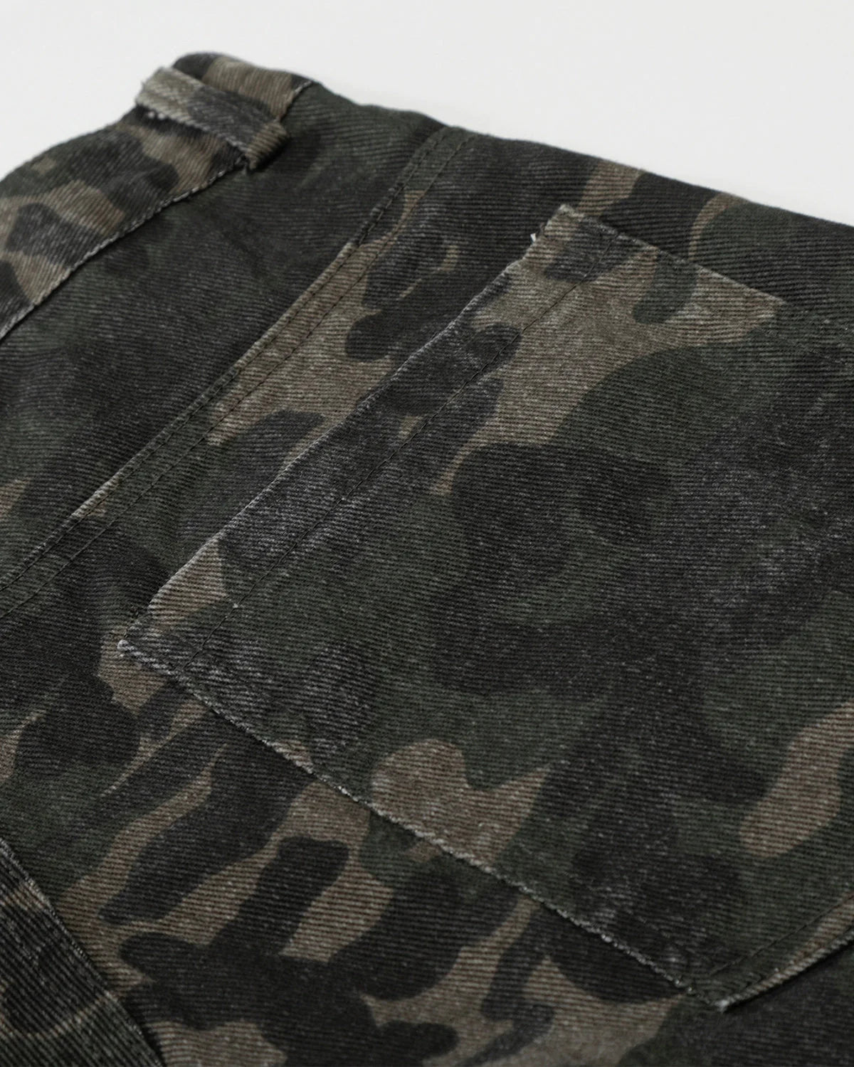 Omygoods Multi Pockets Camo Cargo Pants