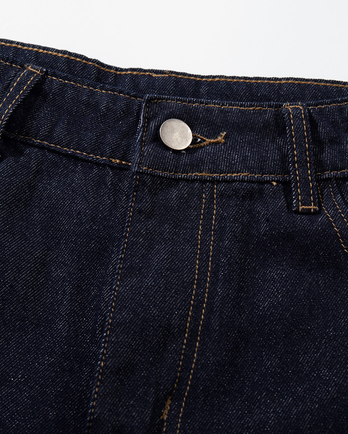 Omygoods Multi Pockets Design Barrel Jeans