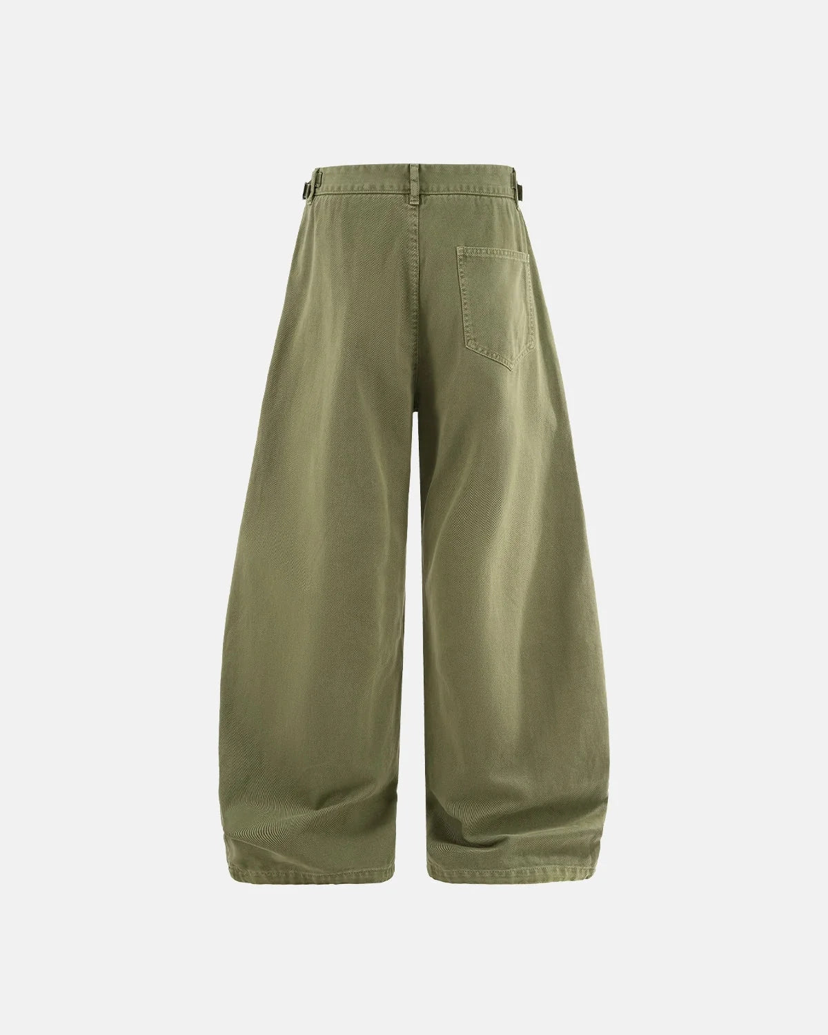 Omygoods Multi Pockets Garment Washed Cargo Pants