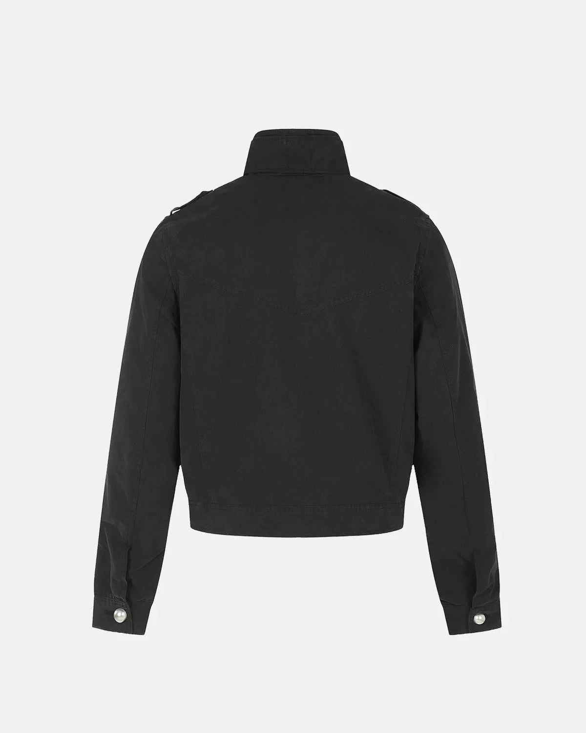 Omygoods Napoleon-Inspired Button Boxy Jacket