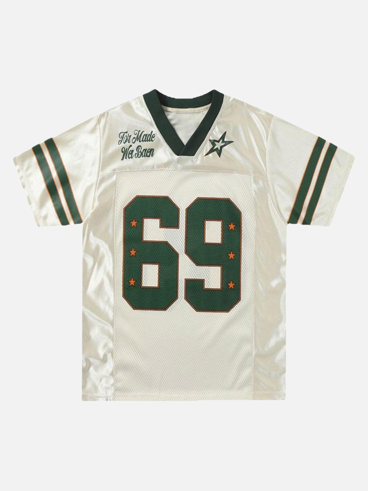 Omygoods NO "69" Sports Jersey T-Shirt