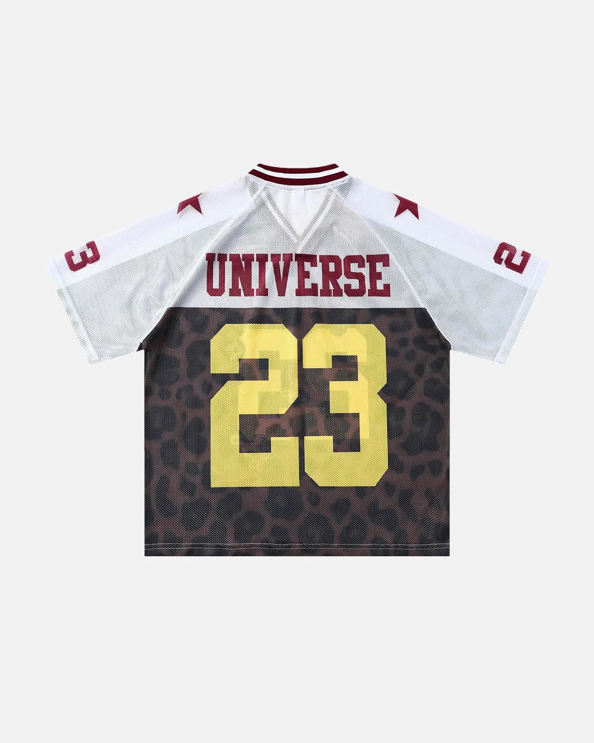 Omygoods Number 23 Leopard Mesh Jersey