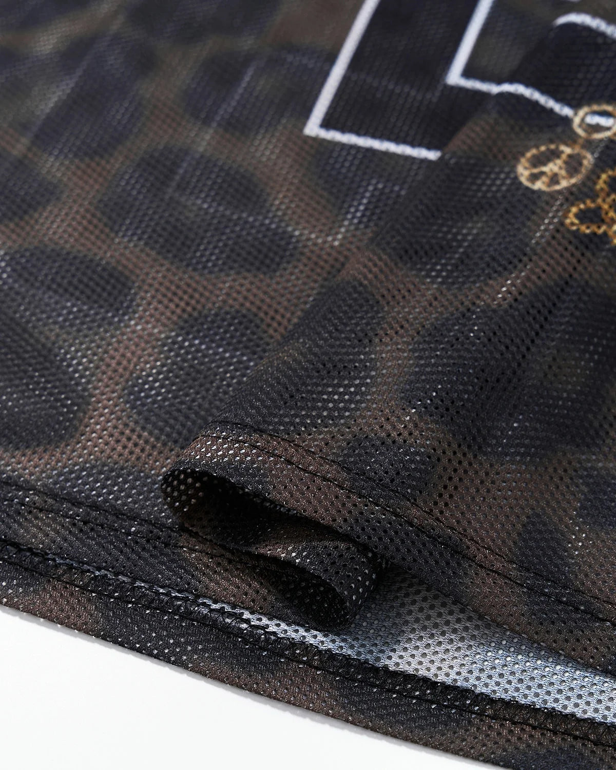 Omygoods Number 23 Leopard Mesh Jersey