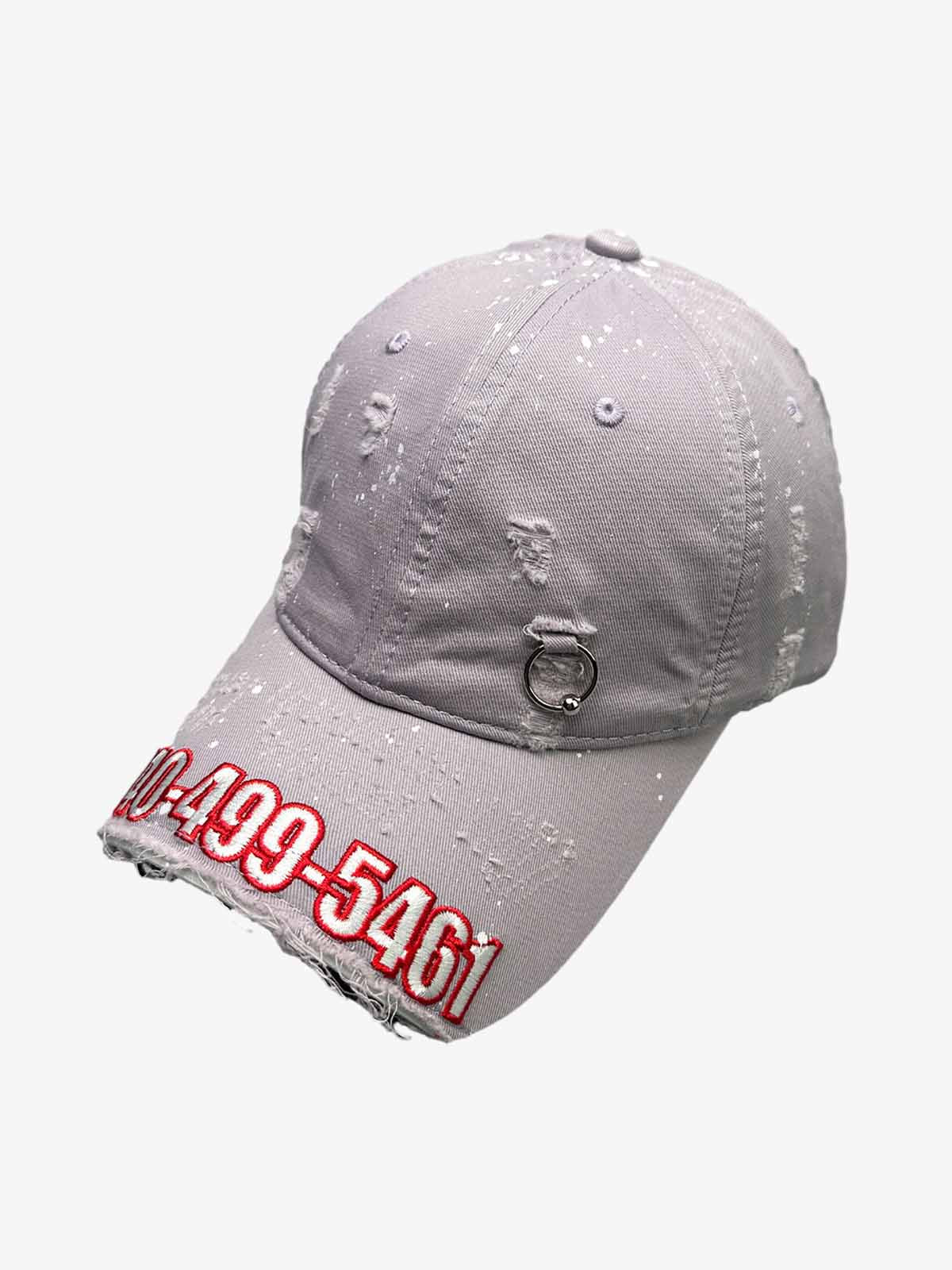 Omygoods Numeric Embroidered Baseball Cap