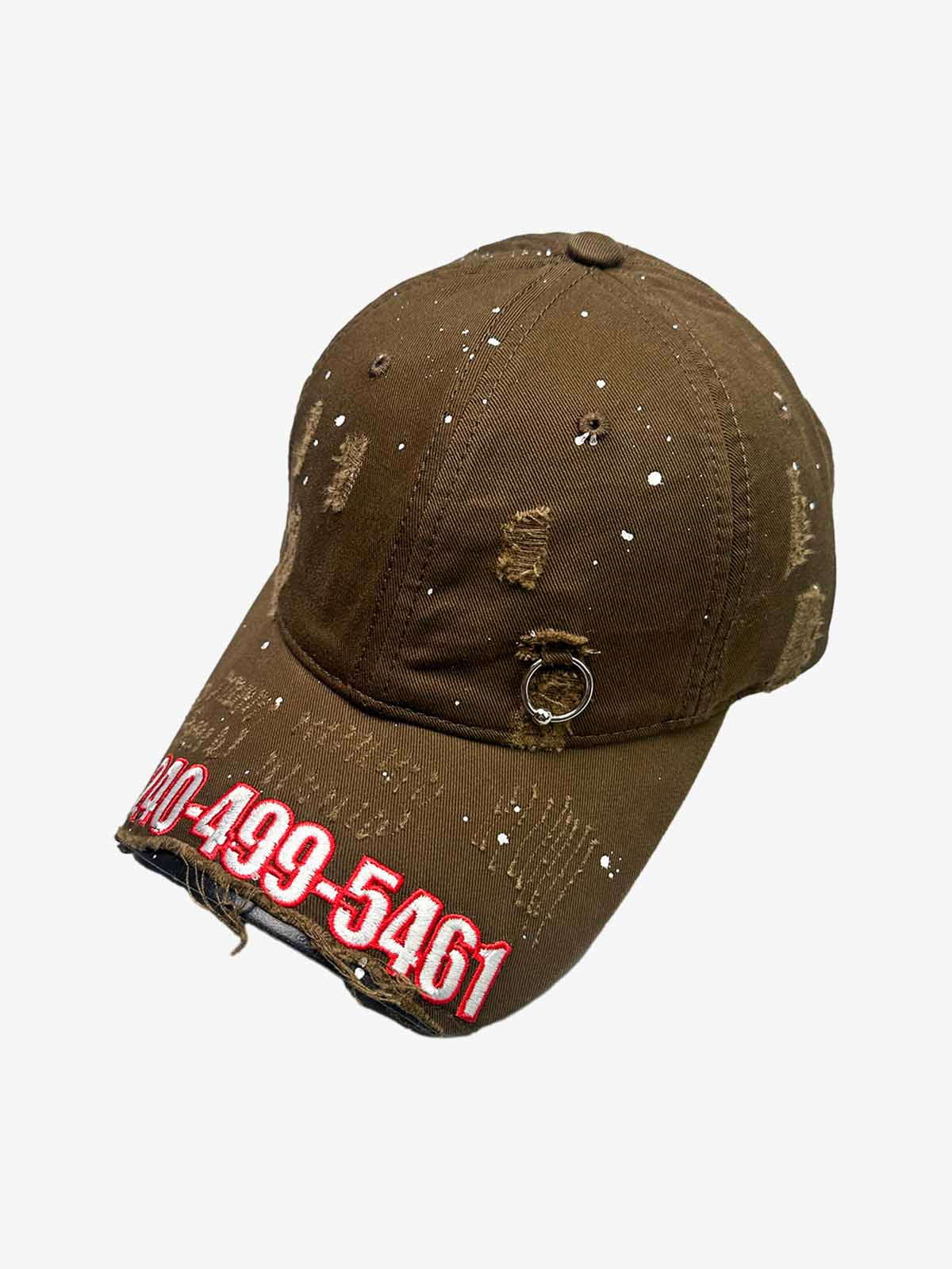Omygoods Numeric Embroidered Baseball Cap