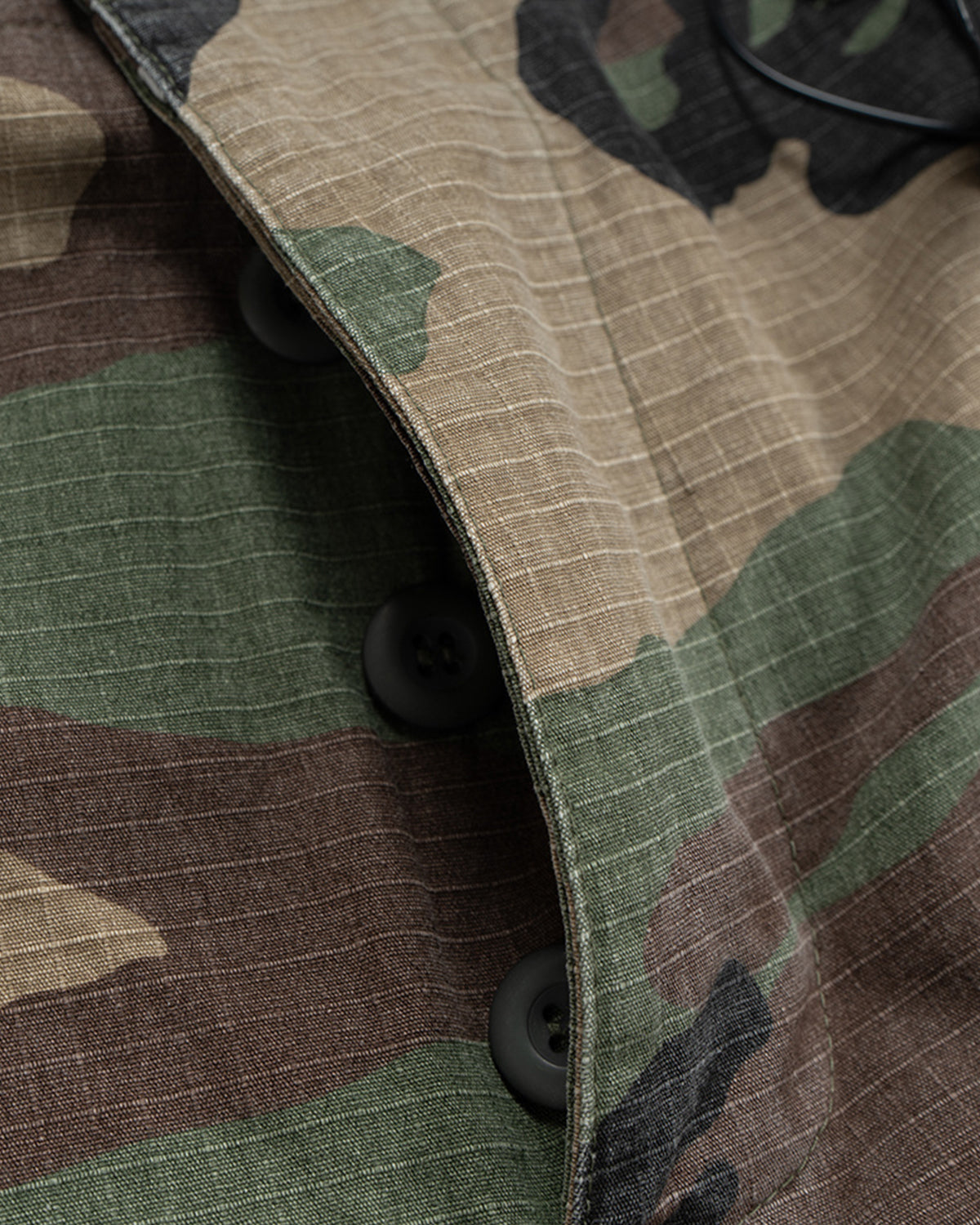 Omygoods Oversized Camo Cargo Longline Shorts