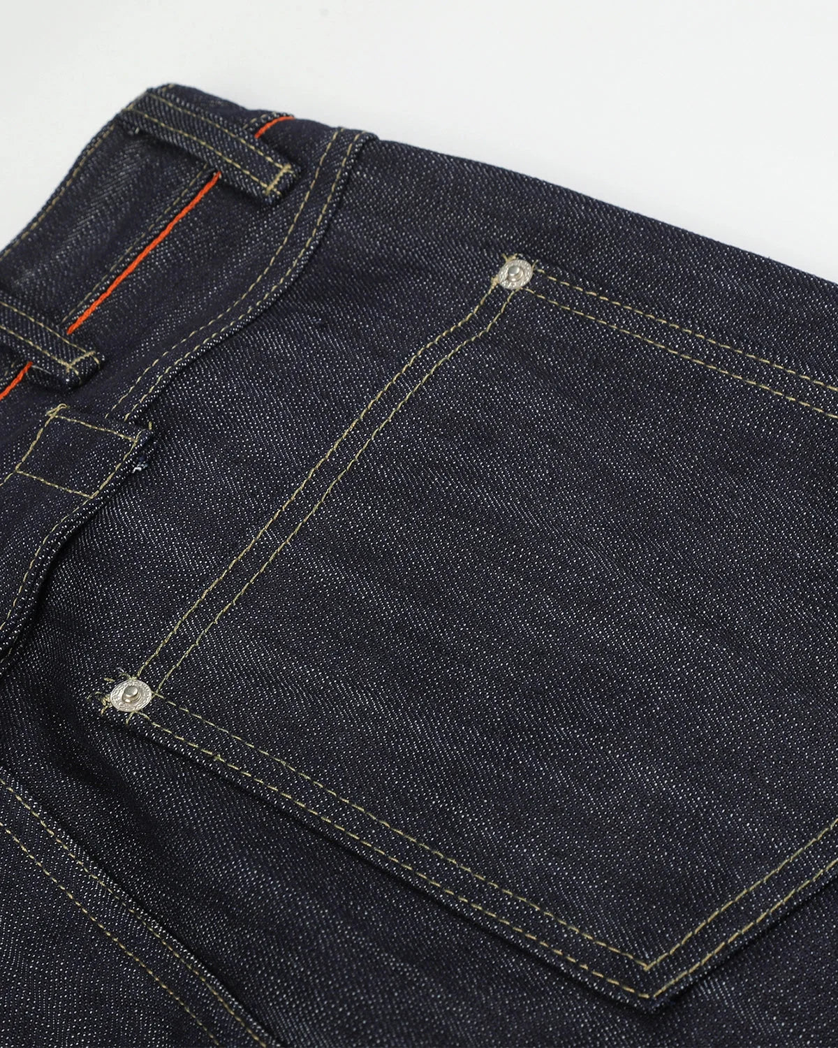 Omygoods Paris Buckle Raw Baggy Jeans