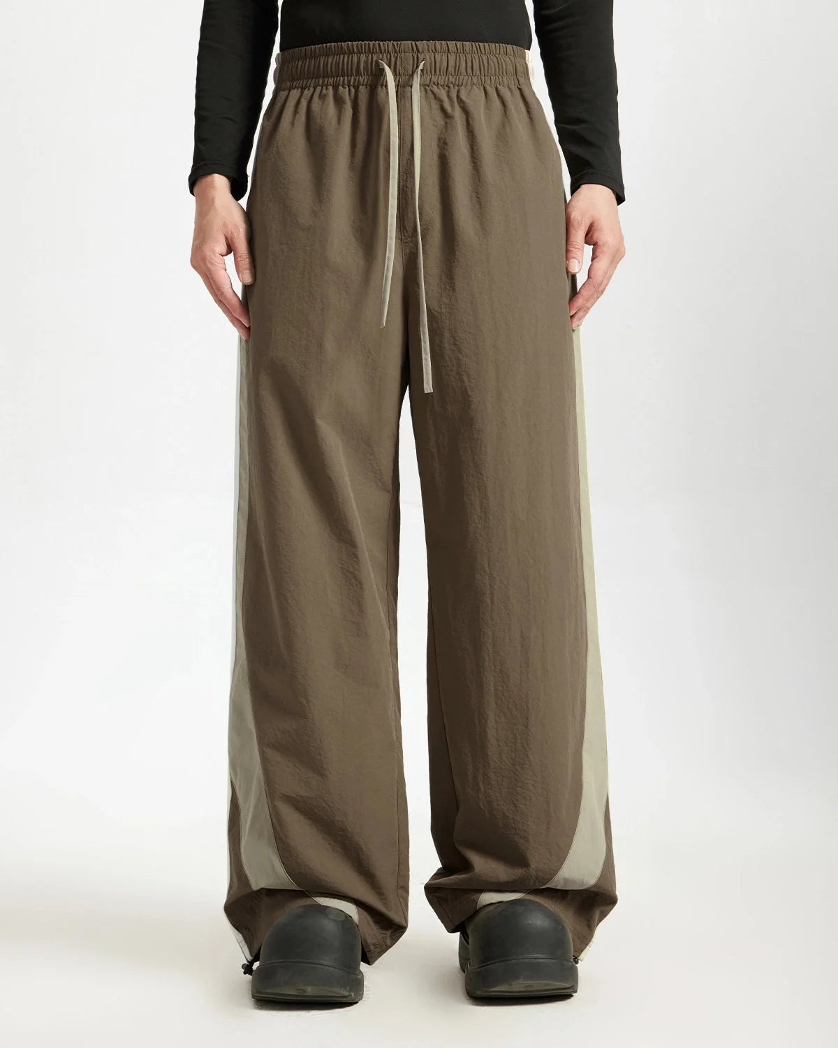 Omygoods Striped Casual Pants