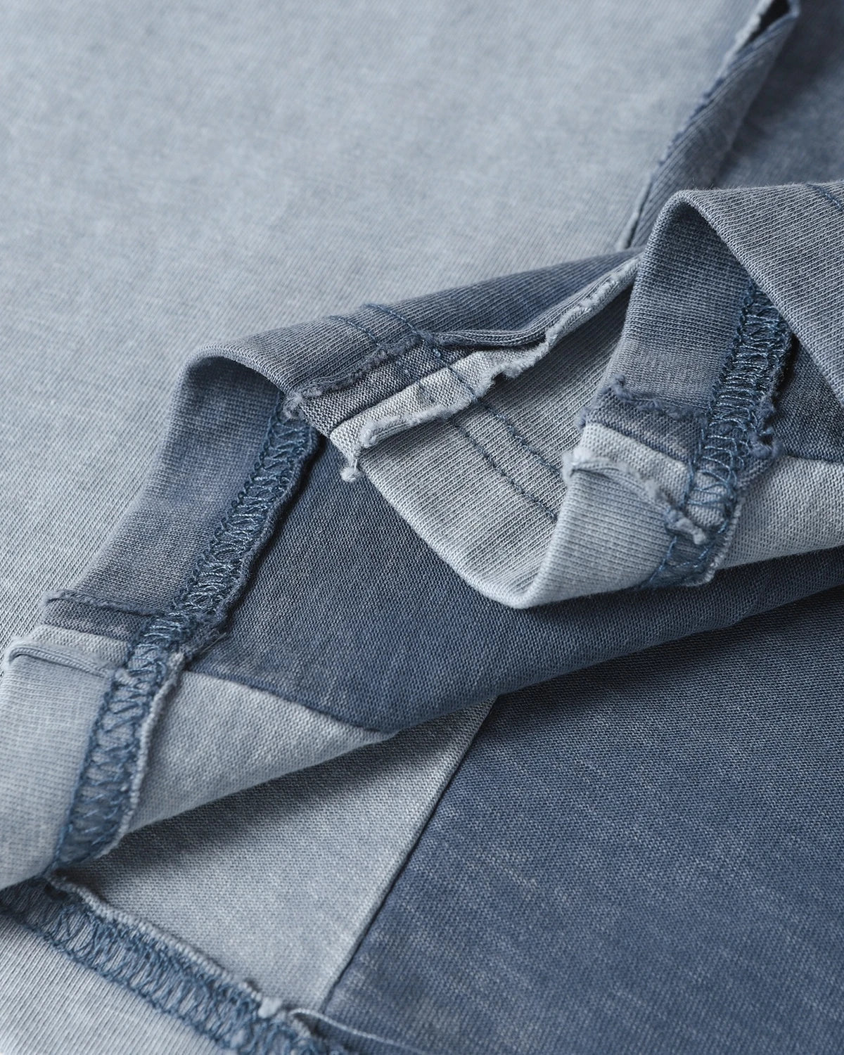 Omygoods Patchwork Washed Boxy Cropped T-Shirt