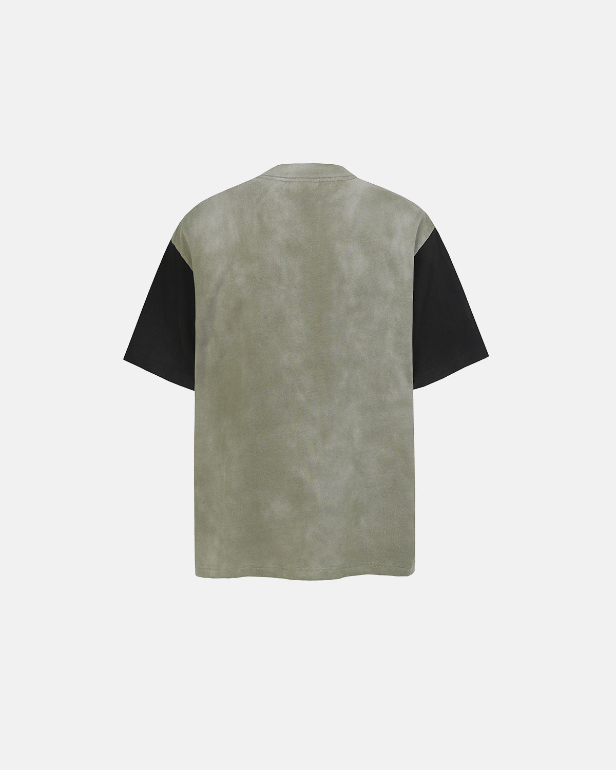 Omygoods Patchwork Washed Graphic T-Shirt