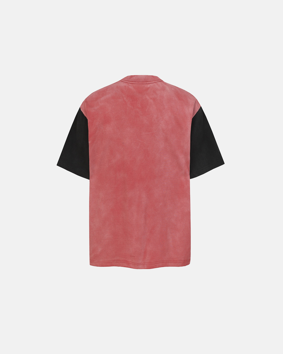 Omygoods Patchwork Washed Graphic T-Shirt