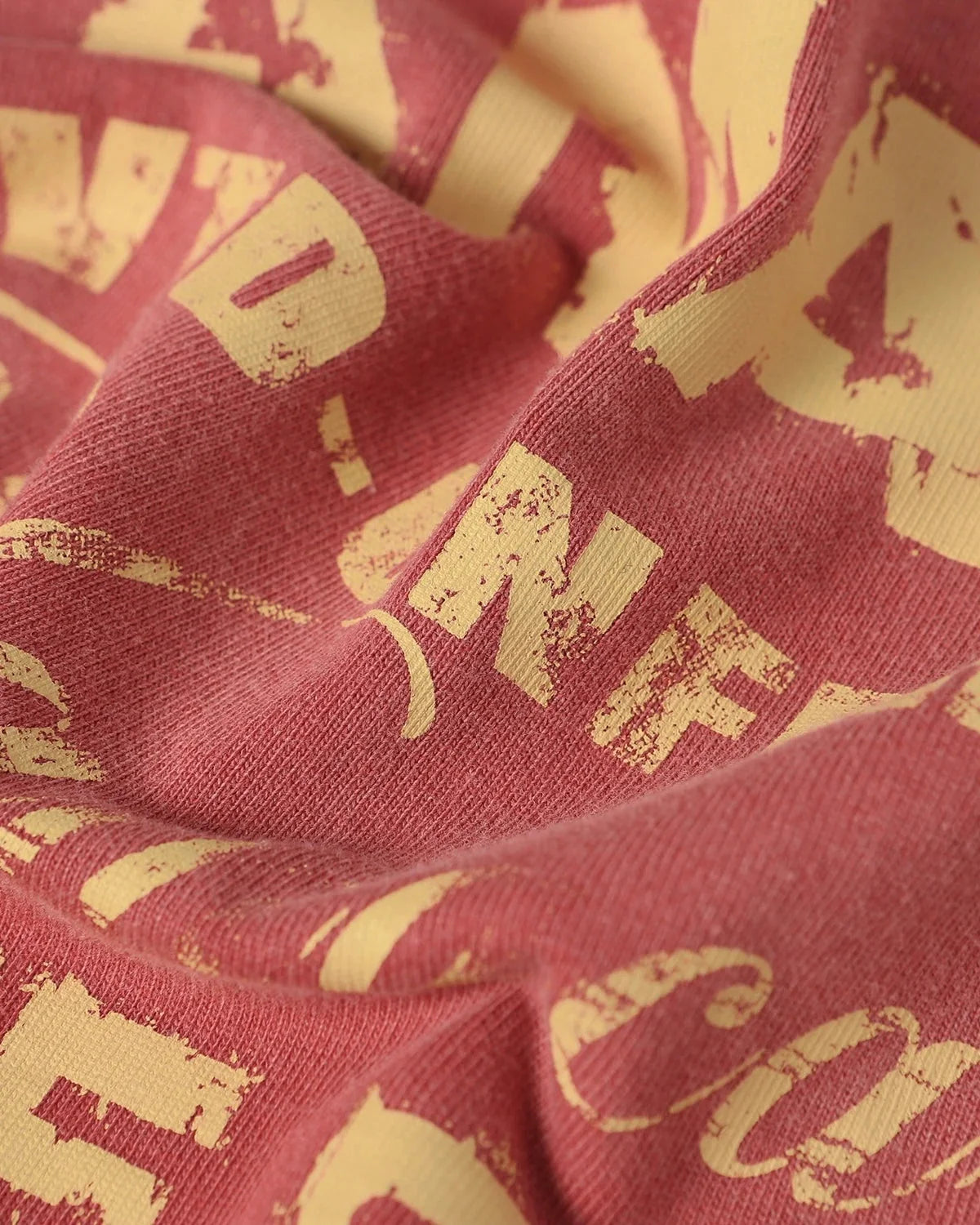 Omygoods Patchwork Washed Graphic T-Shirt